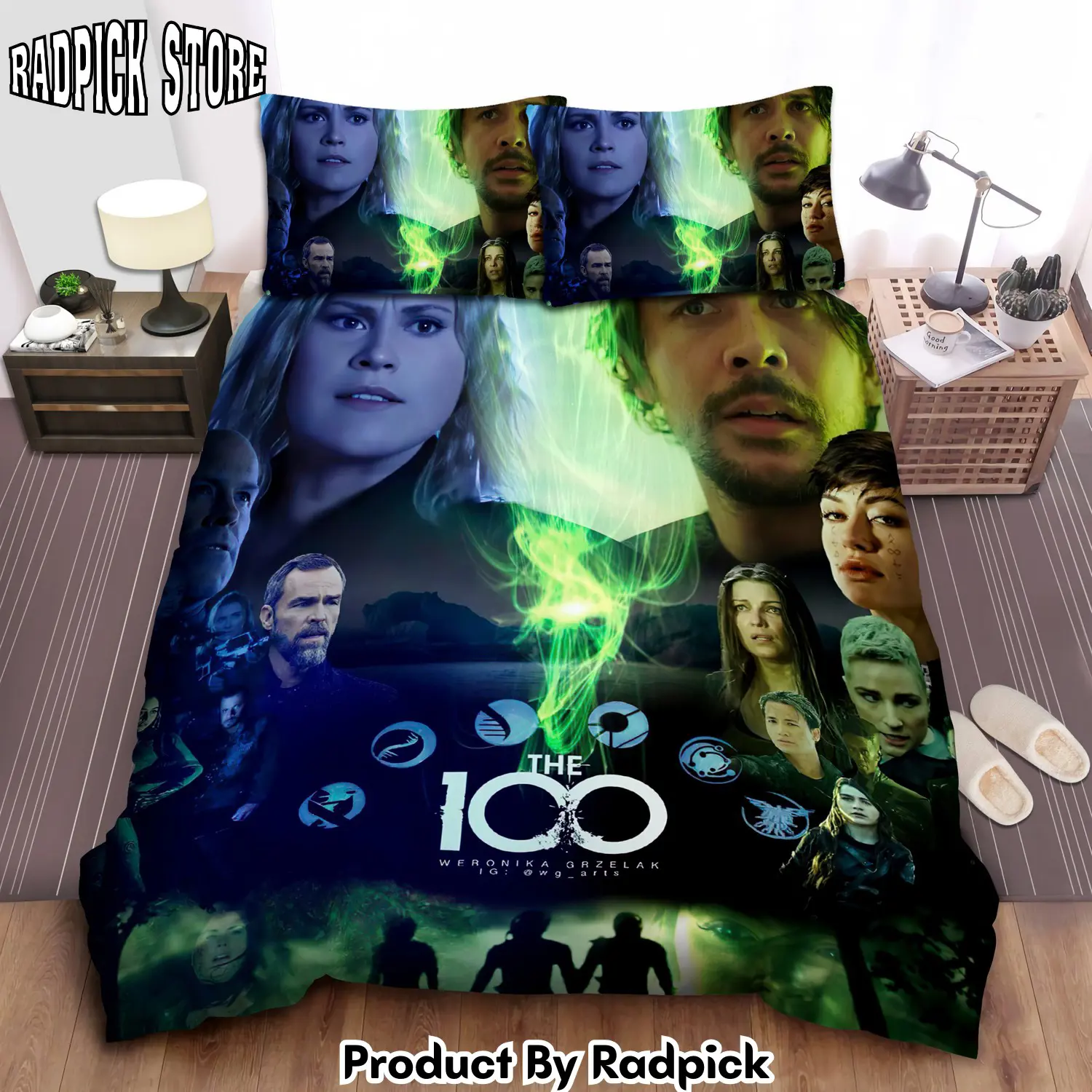 Radpick the 100 season 7 the beginning of the end duvet cover bedroom sets comfortable bedding sets rp3271447